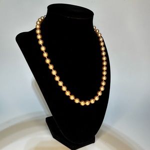 Stunning Knotted Faux Pink Pearl Necklace Fashion Jewlery